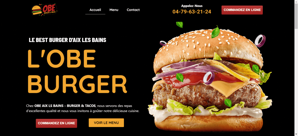 obe aix les bains - tacos burger